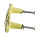 Yellow Feather Distressed Iron Handles